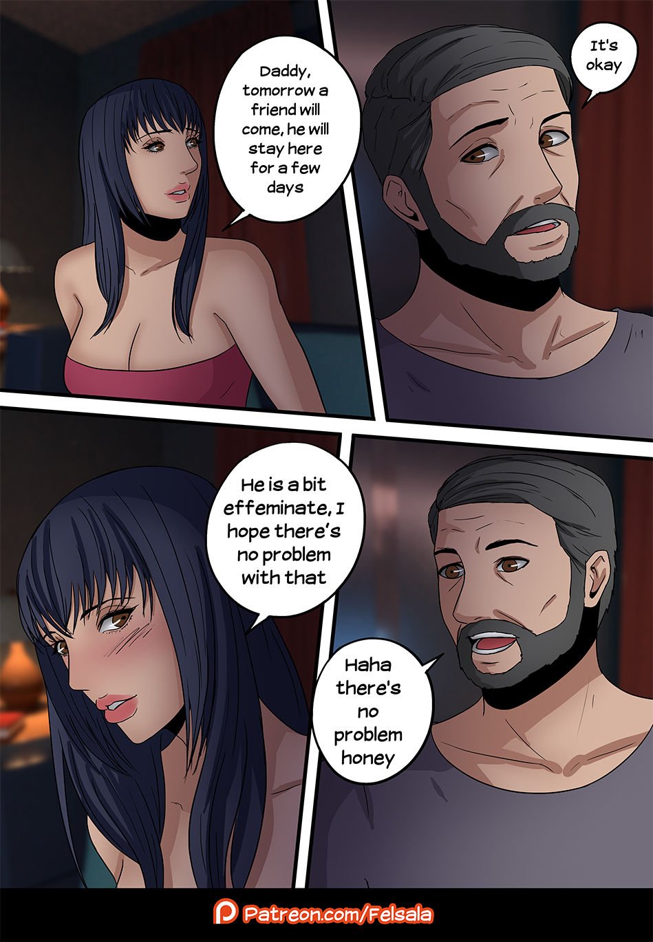Anal Sex Anime Comics - Your Father by Felsala â€“ Porn Cartoon Comics | Top Hentai Gallery